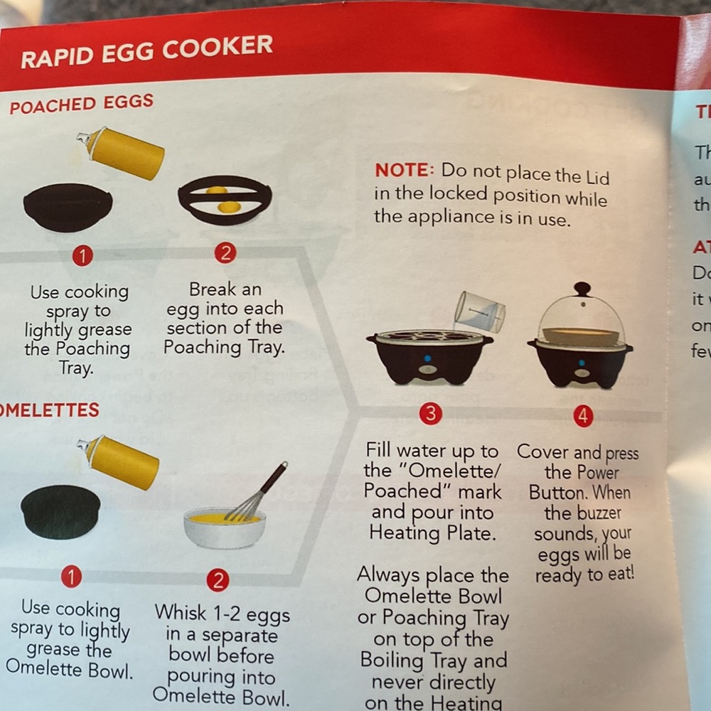 Excellent Used Condition Dash Rapid Egg Cooker - Picture 9 of 9